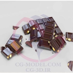دانلود مدل سه بعدی شکلات