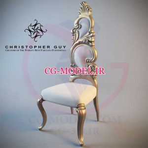 مدل سه بعدی صندلی کلاسیک