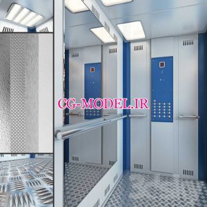 مدل سه بعدی آسانسور 2