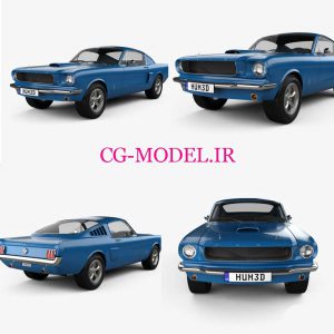 مدل سه بعدی ماشین Ford Mustang 1965